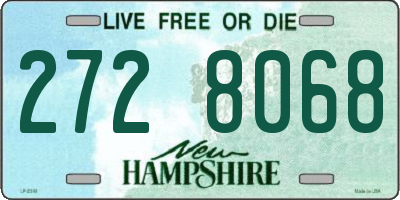 NH license plate 2728068