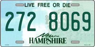 NH license plate 2728069