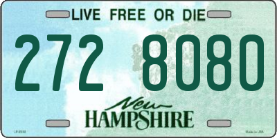 NH license plate 2728080