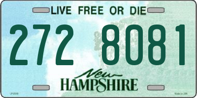 NH license plate 2728081