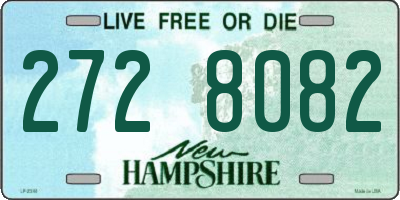 NH license plate 2728082