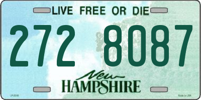 NH license plate 2728087
