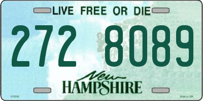 NH license plate 2728089
