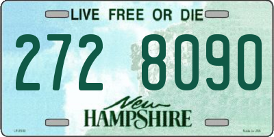 NH license plate 2728090