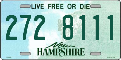 NH license plate 2728111