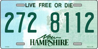 NH license plate 2728112