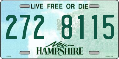 NH license plate 2728115