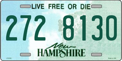 NH license plate 2728130