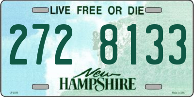 NH license plate 2728133