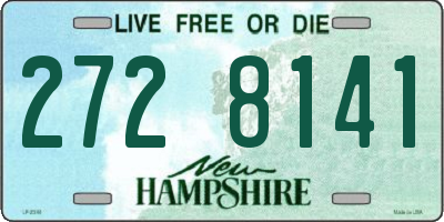 NH license plate 2728141