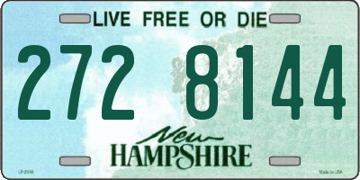 NH license plate 2728144