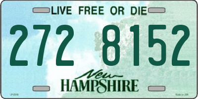 NH license plate 2728152
