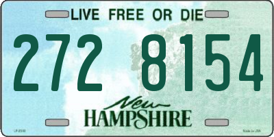 NH license plate 2728154