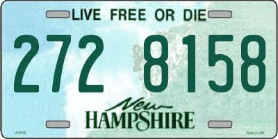 NH license plate 2728158