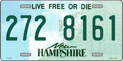 NH license plate 2728161