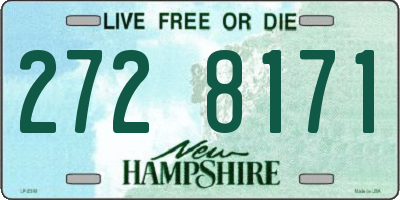 NH license plate 2728171