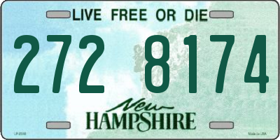 NH license plate 2728174