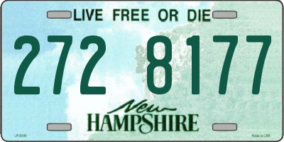 NH license plate 2728177