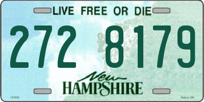 NH license plate 2728179