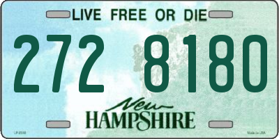 NH license plate 2728180