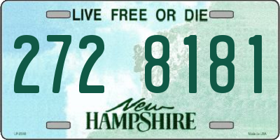 NH license plate 2728181