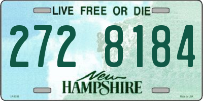 NH license plate 2728184