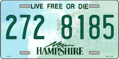 NH license plate 2728185