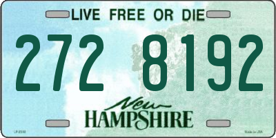 NH license plate 2728192
