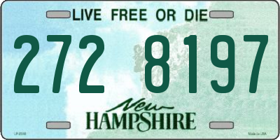 NH license plate 2728197
