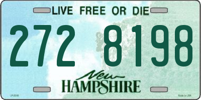 NH license plate 2728198