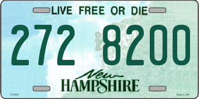 NH license plate 2728200