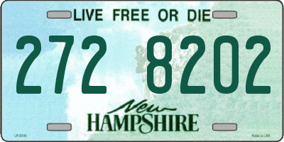 NH license plate 2728202