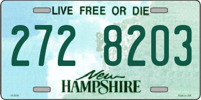 NH license plate 2728203
