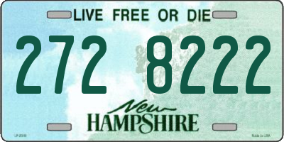 NH license plate 2728222