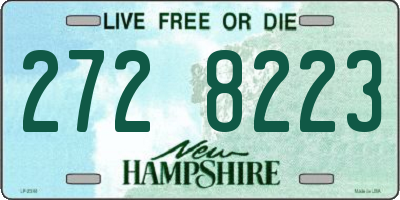 NH license plate 2728223