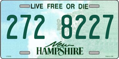 NH license plate 2728227