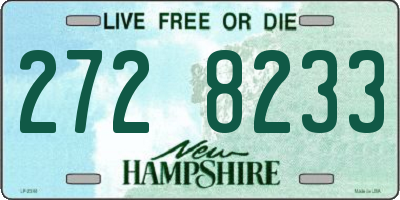 NH license plate 2728233