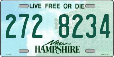 NH license plate 2728234