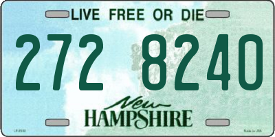 NH license plate 2728240