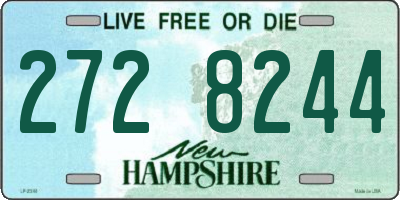 NH license plate 2728244