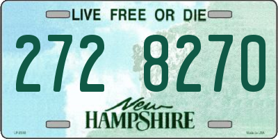 NH license plate 2728270