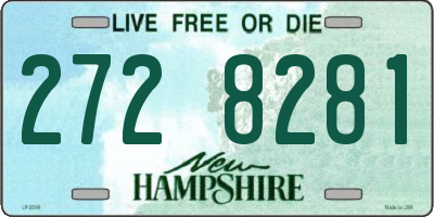 NH license plate 2728281
