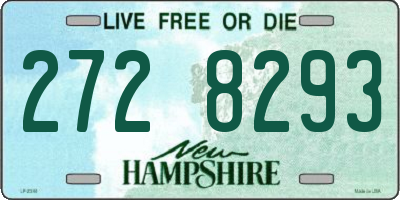 NH license plate 2728293