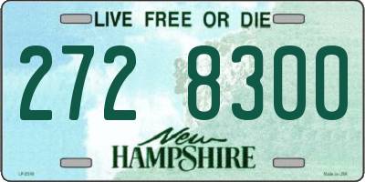 NH license plate 2728300