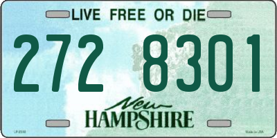 NH license plate 2728301