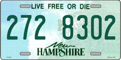 NH license plate 2728302