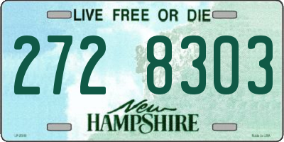 NH license plate 2728303