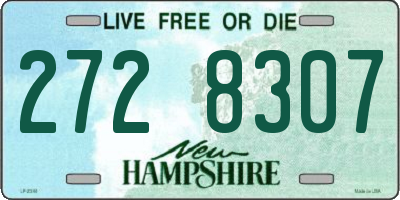 NH license plate 2728307