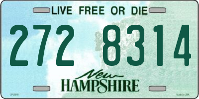NH license plate 2728314