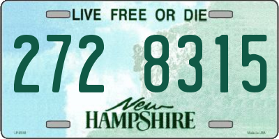 NH license plate 2728315